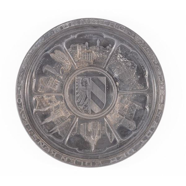 THIRD REICH NUREMBERG PARTY RALLY SOUVENIR PLATE