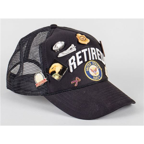 US NAVY HAT WITH PINS (11)