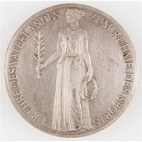 1936 BERLIN OLYMPIC GAMES SILVER MEDAL