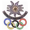 Image 1 : 1936 WINTER OLYMPICS PIN GARMISCH-PARTENKIRCHEN
