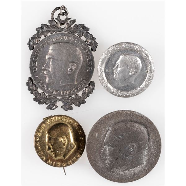 ADOLF HITLER PINS (4)
