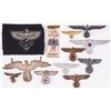 Image 1 : GERMANN WWII EAGLE INSIGNIA AND BADGES (12)