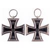 Image 1 : TWO GERMAN WWI IRON CROSSES 2ND CLASS (2)