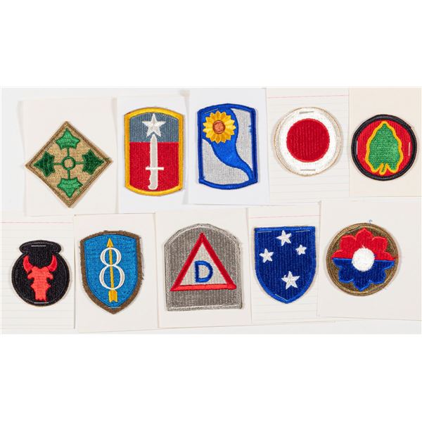 US INFANTRY PATCHES (10)