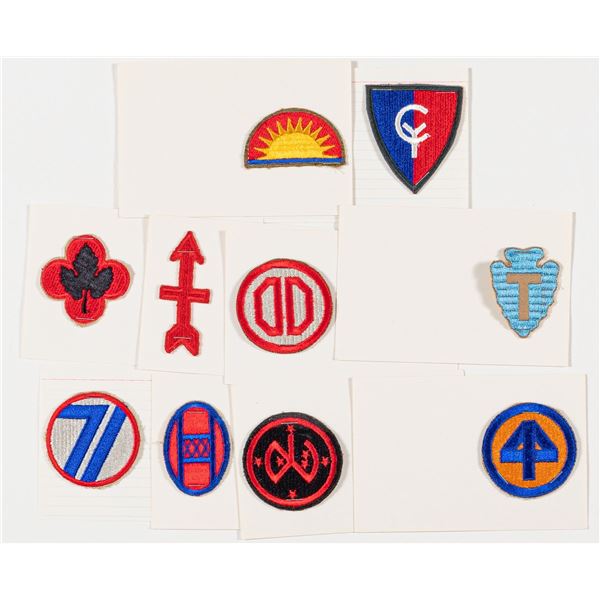 US INFANTRY PATCHES (10)