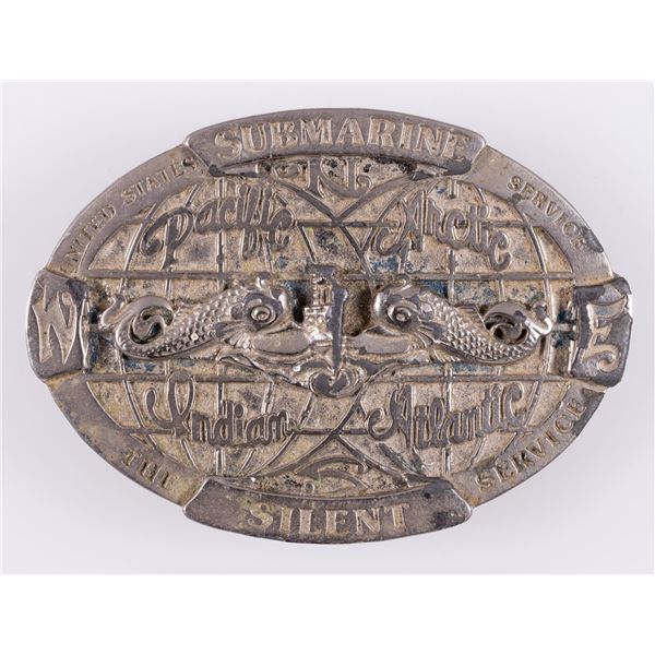 US SUBMARINE SERVICE BELT BUCKLE