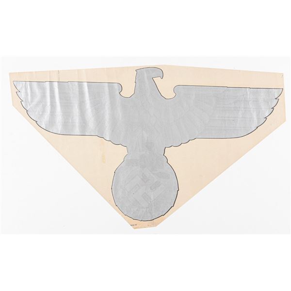 VERY LARGE GERMAN REICHS EAGLE DECAL
