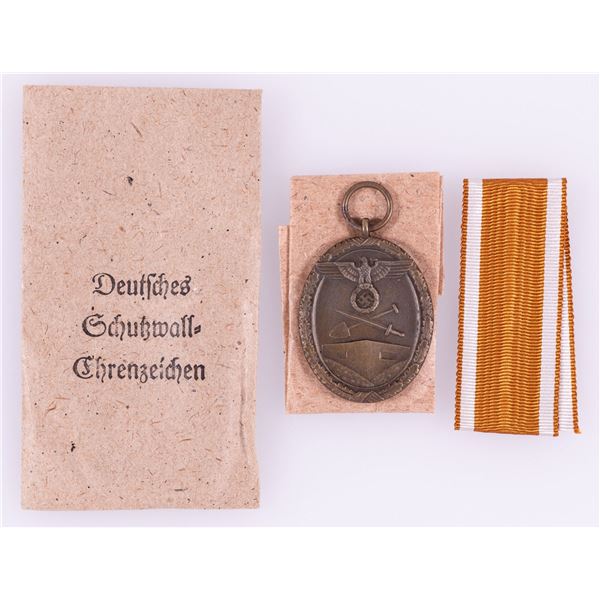 WEST WALL MEDAL AND RIBBON