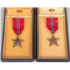 Image 1 : WWII BRONZE STAR MEDALS CASED (2)