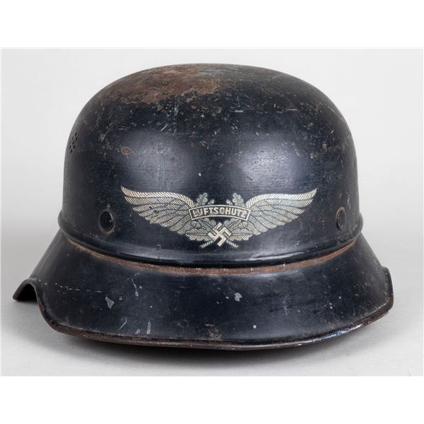 GERMAN AIR RAID PROTECTION LUFTSCHUTZ HELMET