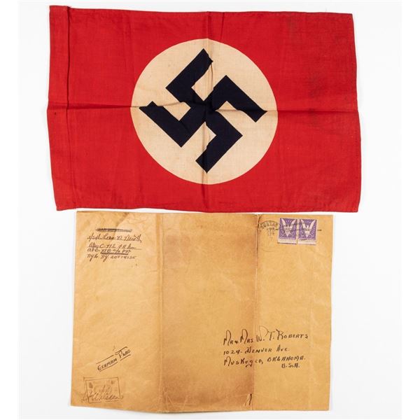 LIBERATED GERMAN FLAG VETERAN BRINGBACK