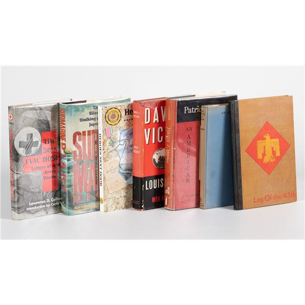 WWII US MILITARY SIGNED BOOKS (7)