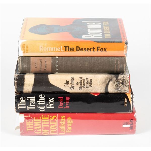 ROMMEL AND GERMAN ESPIONAGE BOOKS (5)