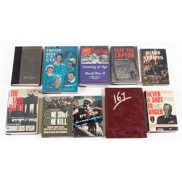 WWII MILITARY BOOKS (10)