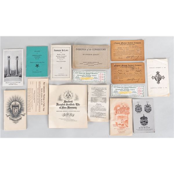 MASONIC PAMPHLETS (15)