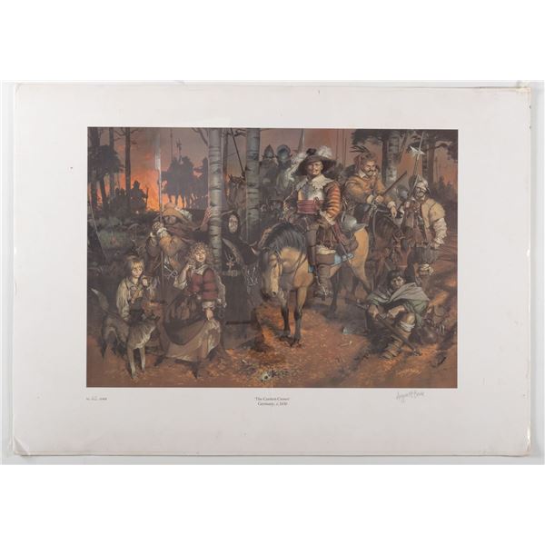 THE CARRION CROWS - ANGUS MCBRIDE SIGNED LITHOGRAPH