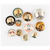 Image 1 : EARLY 20TH C PRESIDENTIAL CAMPAIGN PINS (11)