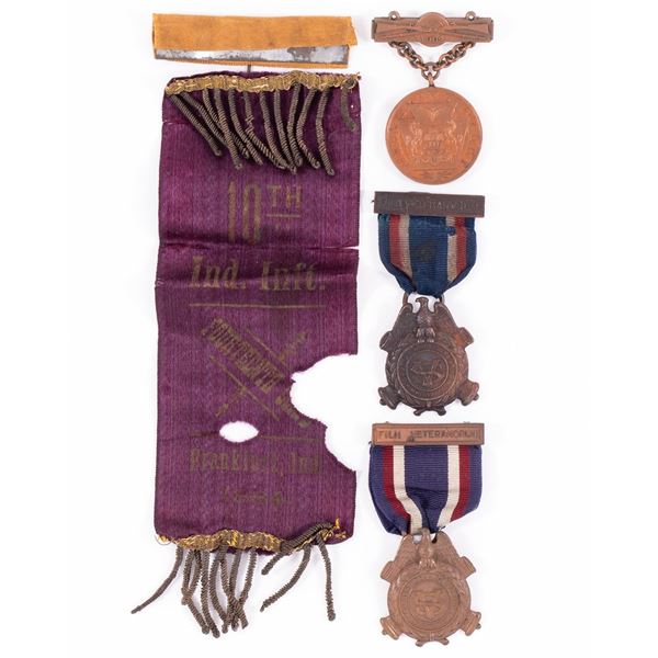SONS OF UNION VETERANS BADGES AND RIBBON (4)
