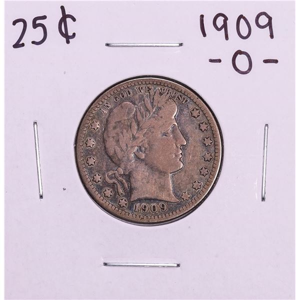 1909-O Barber Quarter Coin