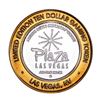 Image 2 : .999 Silver Plaza Hotel & Casino Las Vegas, NV $10 Limited Edition Gaming Token
