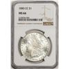 Image 1 : 1880-CC $1 Morgan Silver Dollar Coin NGC MS66