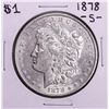 Image 1 : 1878-S $1 Morgan Silver Dollar Coin
