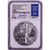Image 1 : 2021(S) Ty. 1 $1 American Silver Eagle Coin NGC MS69 Jeppson Signed Emergency Release