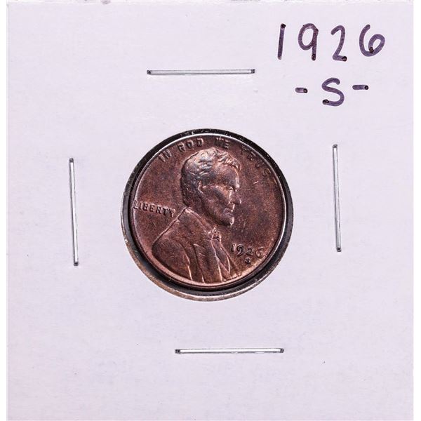 1926-S Lincoln Wheat Cent Coin