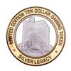 Image 1 : .999 Silver Silver Legacy Reno, Nevada $10 Casino Limited Edition Gaming Token