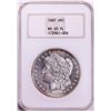 Image 1 : 1887 $1 Morgan Silver Dollar Coin NGC MS63PL Old Fatty Holder