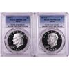 Image 1 : Lot of 1971-S & 1972-S $1 Proof Eisenhower Silver Dollar Coins PCGS PR69DCAM