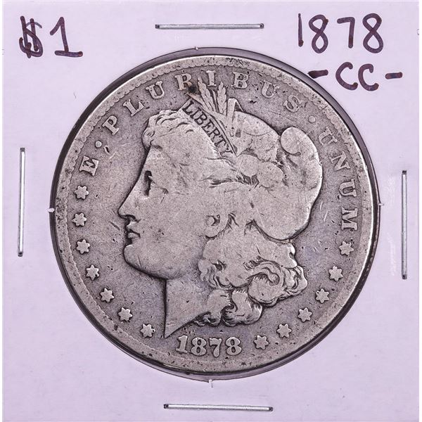 1878-CC $1 Morgan Silver Dollar Coin