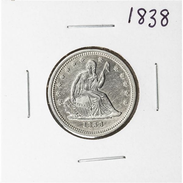 1838 Seated Liberty Quarter Coin