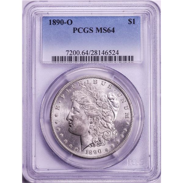 1890-O $1 Morgan Silver Dollar Coin PCGS MS64