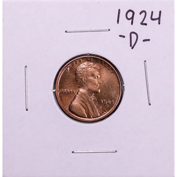 1924-D Lincoln Wheat Cent Coin