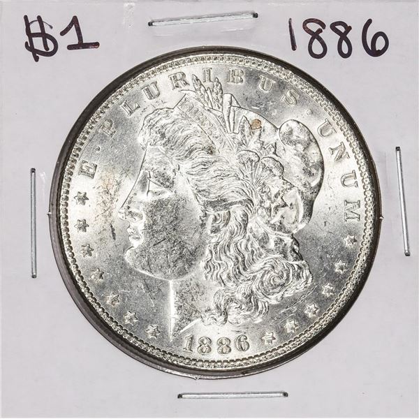 1886 $1 Morgan Silver Dollar Coin