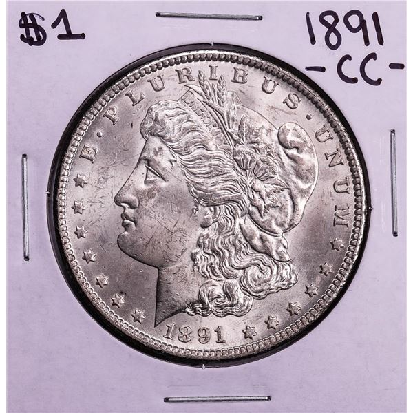 1891-CC $1 Morgan Silver Dollar Coin