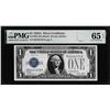 Image 1 : 1928A $1 Funnyback Silver Certificate Note Fr.1601 PMG Gem Uncirculated 65EPQ