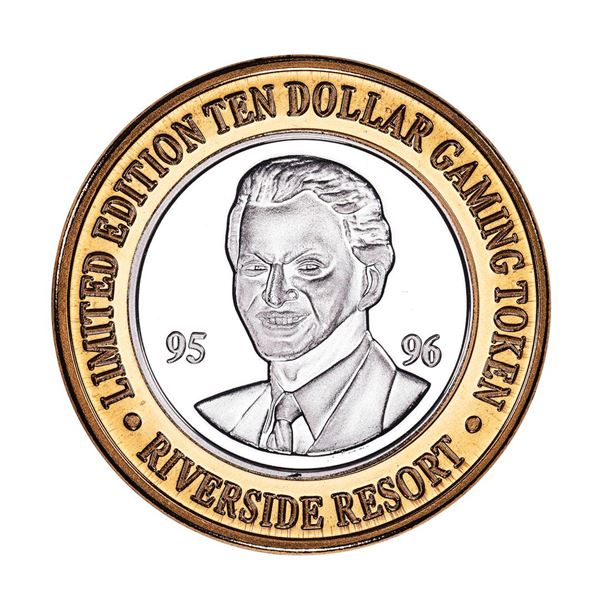 .999 Silver Riverside Resort Casino Laughlin, NV $10 Limited Edition Gaming Token