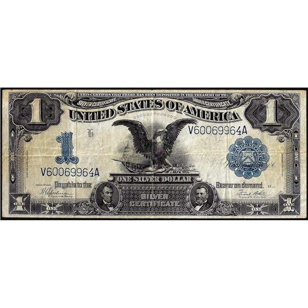1899 $1 Black Eagle Silver Certificate Note