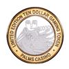 Image 1 : .999 Silver Palms Casino Las Vegas, NV $10 Casino Limited Edition Gaming Token