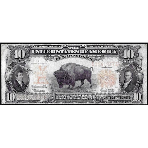 1901 $10 Bison Legal Tender Note