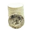 Image 1 : Roll of (20) Brilliant Uncirculated 1964 Kennedy Half Dollar Coins
