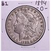 Image 1 : 1894-O $1 Morgan Silver Dollar Coin Rim Bump on Reverse
