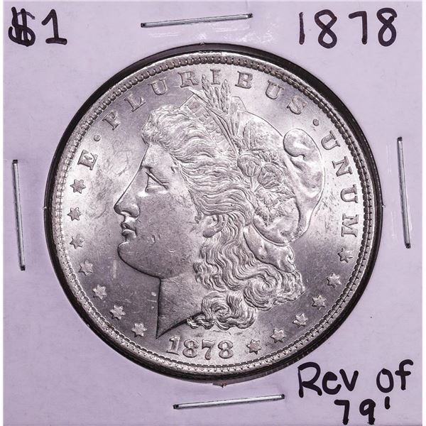 1878 Reverse of 79' $1 Morgan Silver Dollar Coin
