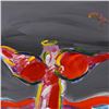 Image 3 : Peter Max "Ascending Angel" Original Mixed Media On Paper