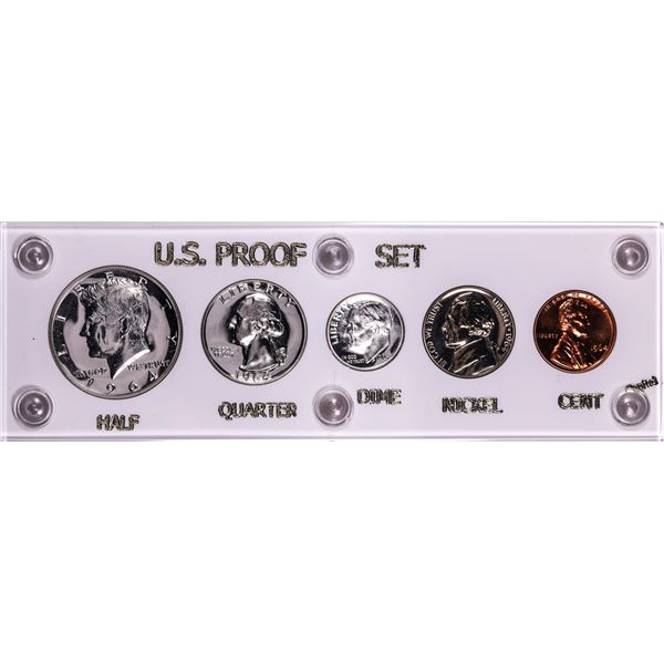 1964 Accented Hair (5) Coin Proof Set