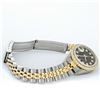 Image 6 : Rolex Ladies Two Tone Black Diamond Datejust Wristwatch