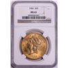 Image 1 : 1904 $20 Liberty Head Double Eagle Gold Coin NGC MS63