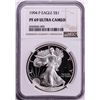 Image 1 : 1994-P $1 Proof American Silver Eagle Coin NGC PF69 Ultra Cameo